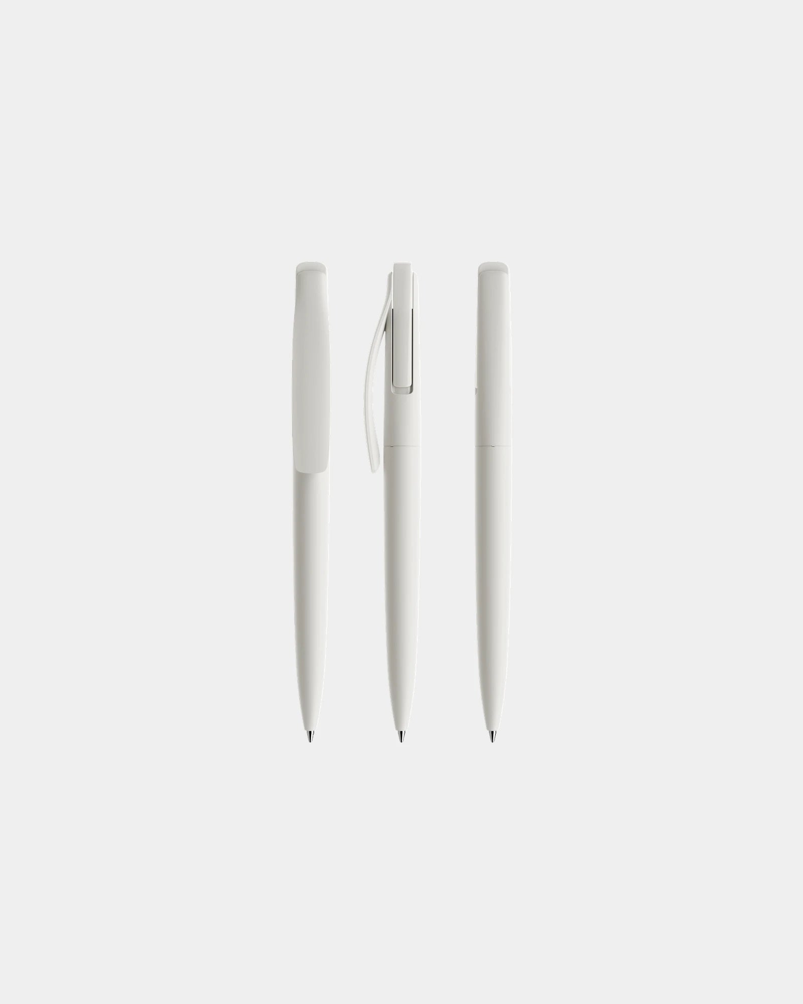 Stylo à bille éco-responsable Prodir DS2PMM Matt à personnaliser - White Matt